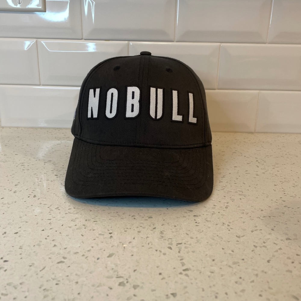 NoBull NFL Scouting Combine Snapback Hat Black Adjustable Baseball Cap Mens
